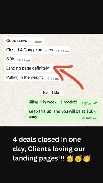 Client testimonial