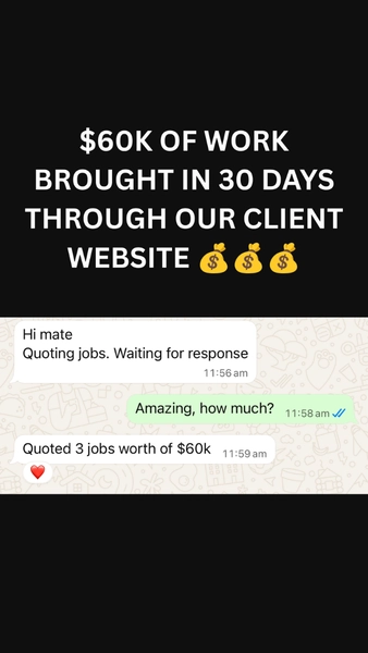 Client testimonial