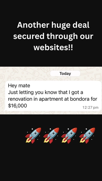 Client testimonial