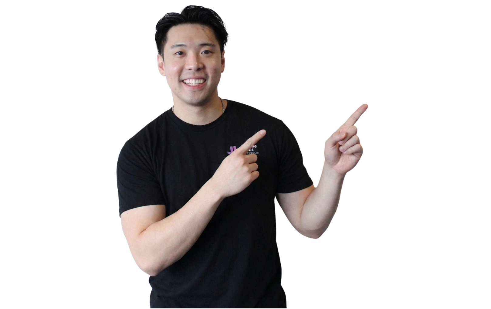 Patrick Ong pointing