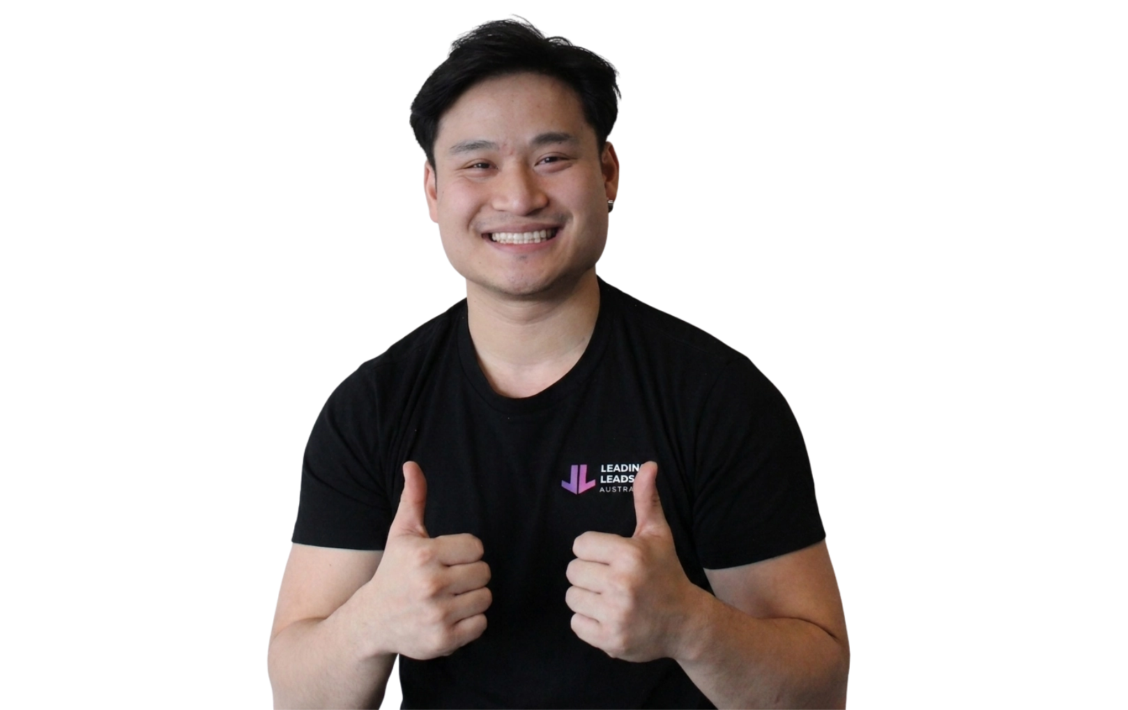 Patrick Tran thumbs up