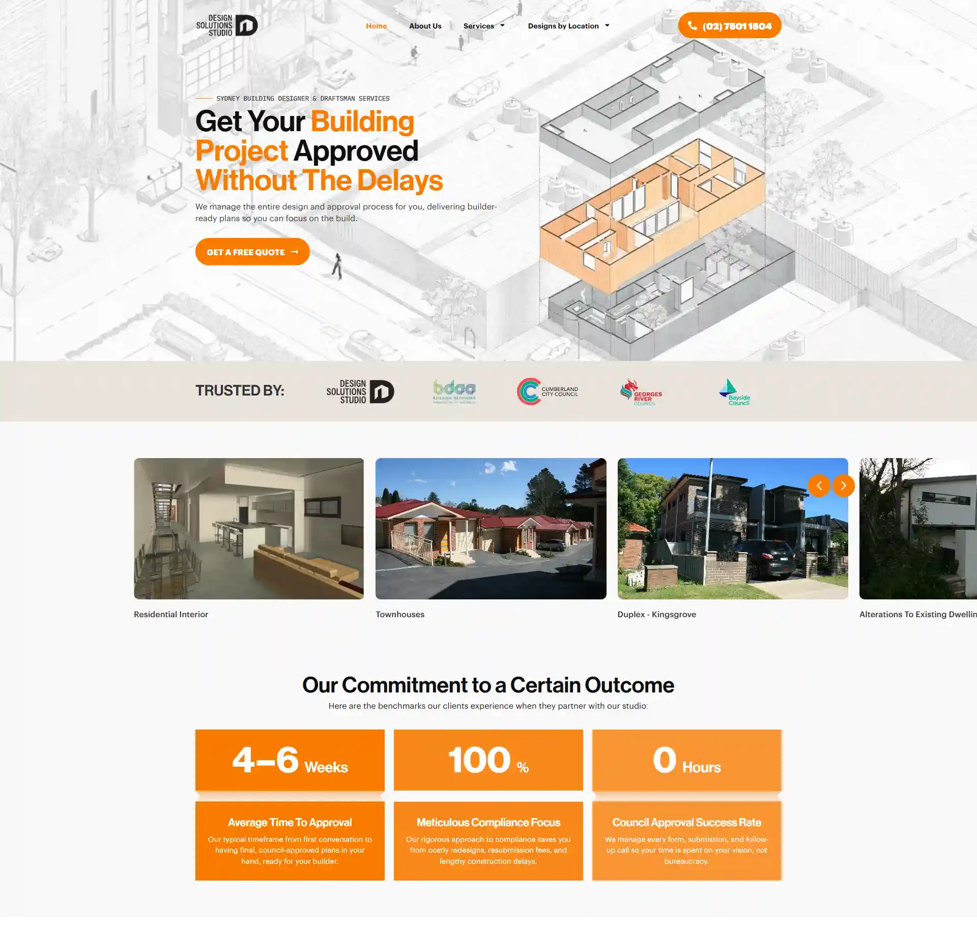 Design Solutions Studio website